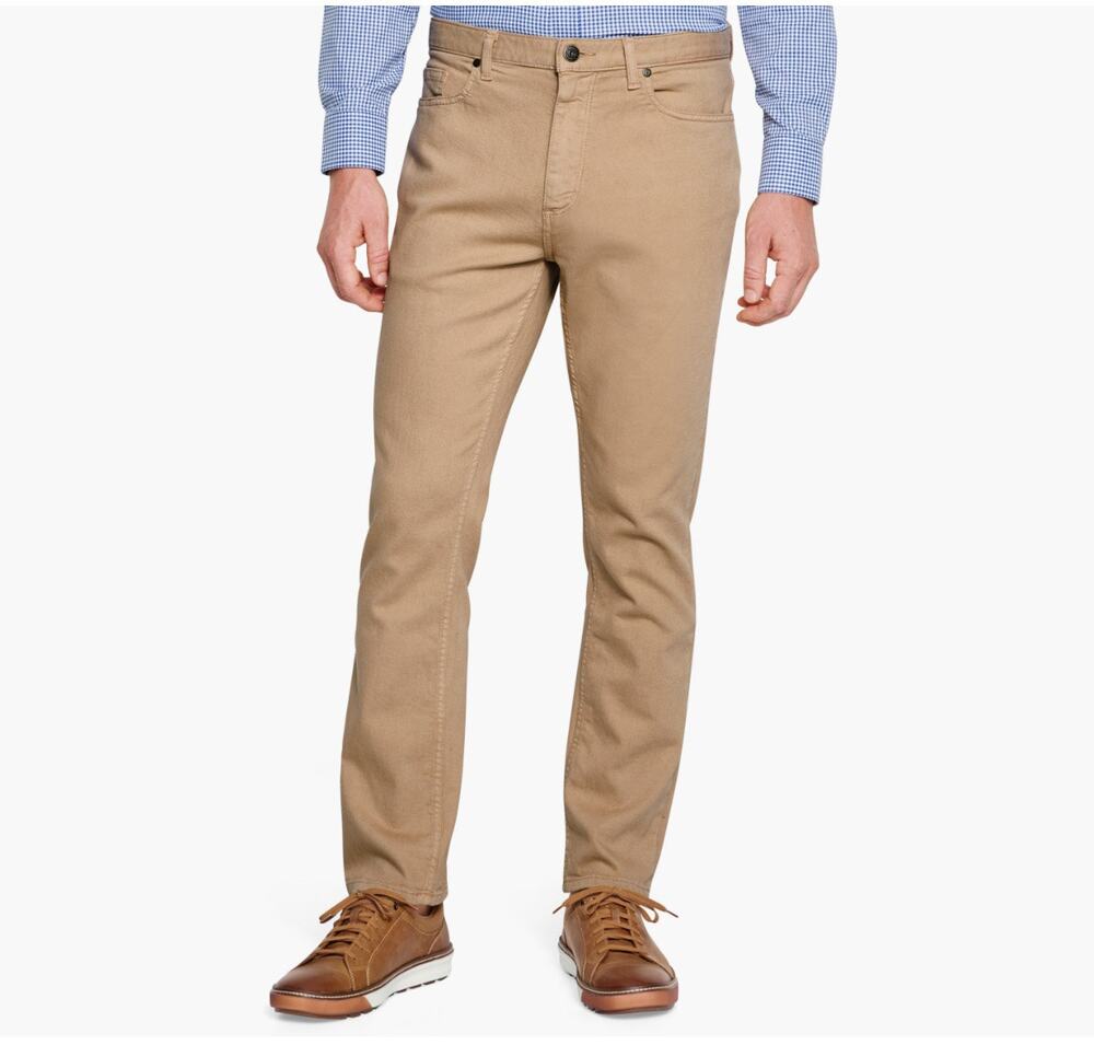 Johnston & Murphy Tan Mens Dress Pant 36W x 30L Professional Work Formal Office